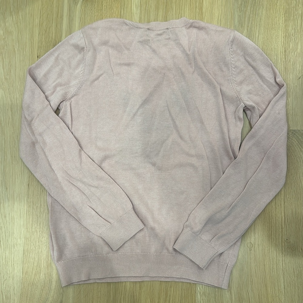 Victoria Beckham for Target girls XL Pink Sweater with Rabbit Design - Picture 4 of 4